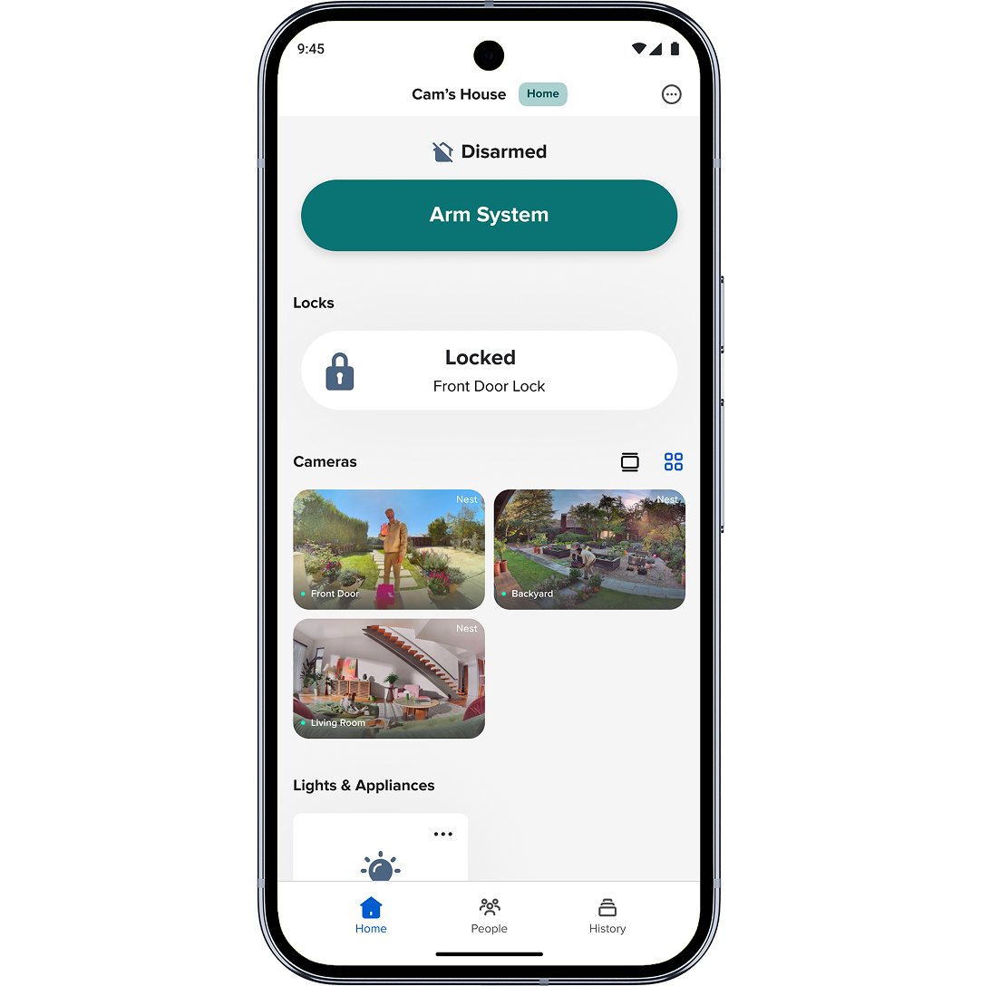 Live footage on the ADT+ app Live footage on the ADT+ app