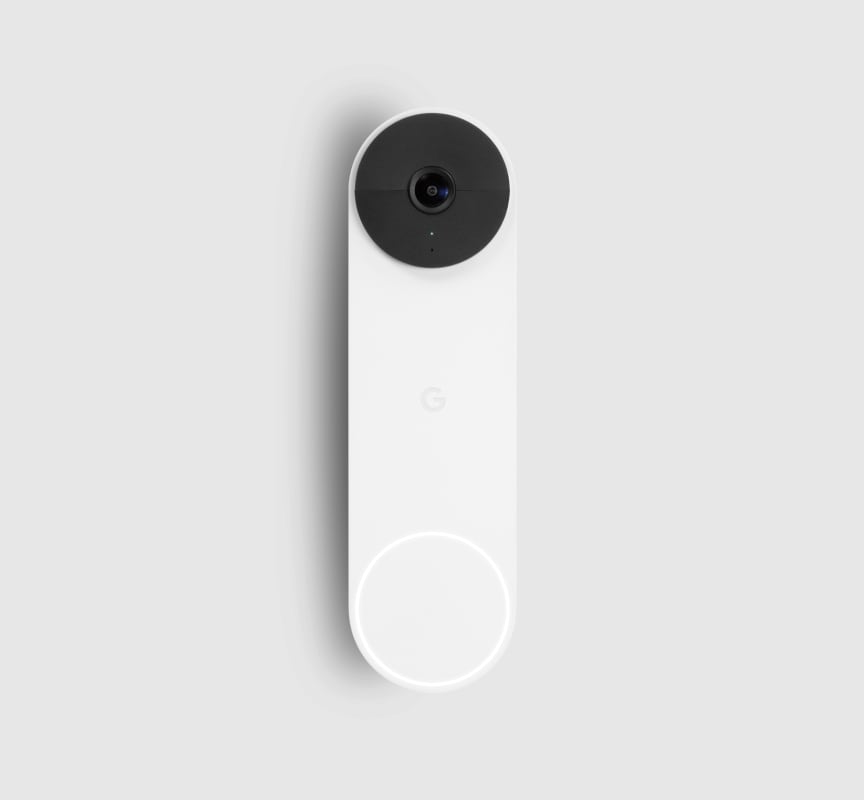 Google Nest Doorbell (battery) on a grey background Google Nest Doorbell (battery) on a grey background