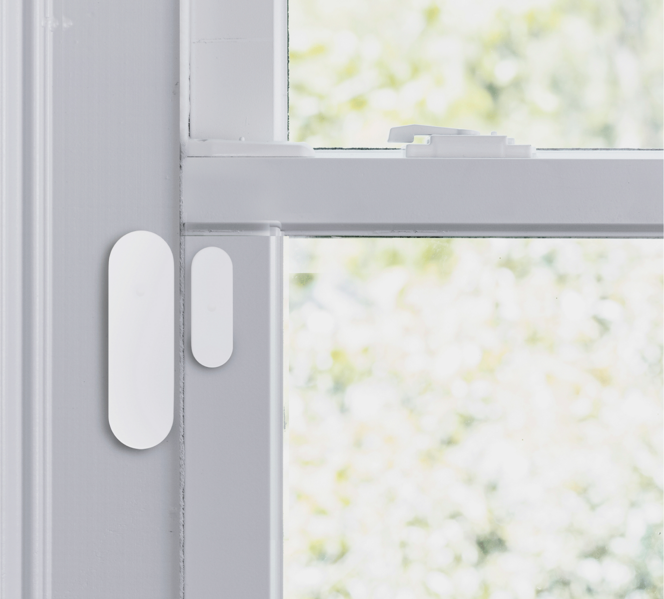 ADT Door/Window Sensor on a window ADT Door/Window Sensor on a window